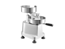 Hamburguesera comercial de acero inoxidable resistente, prensa para hamburguesas sin esfuerzo, 4 x 5 x 6 pulgadas