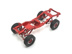 Eje delantero y trasero con estructura metálica mejorada para Toyota Land Cruiser LC79 MNRC MN82 1/12 RC, piezas de repuesto para modelos de vehículos.