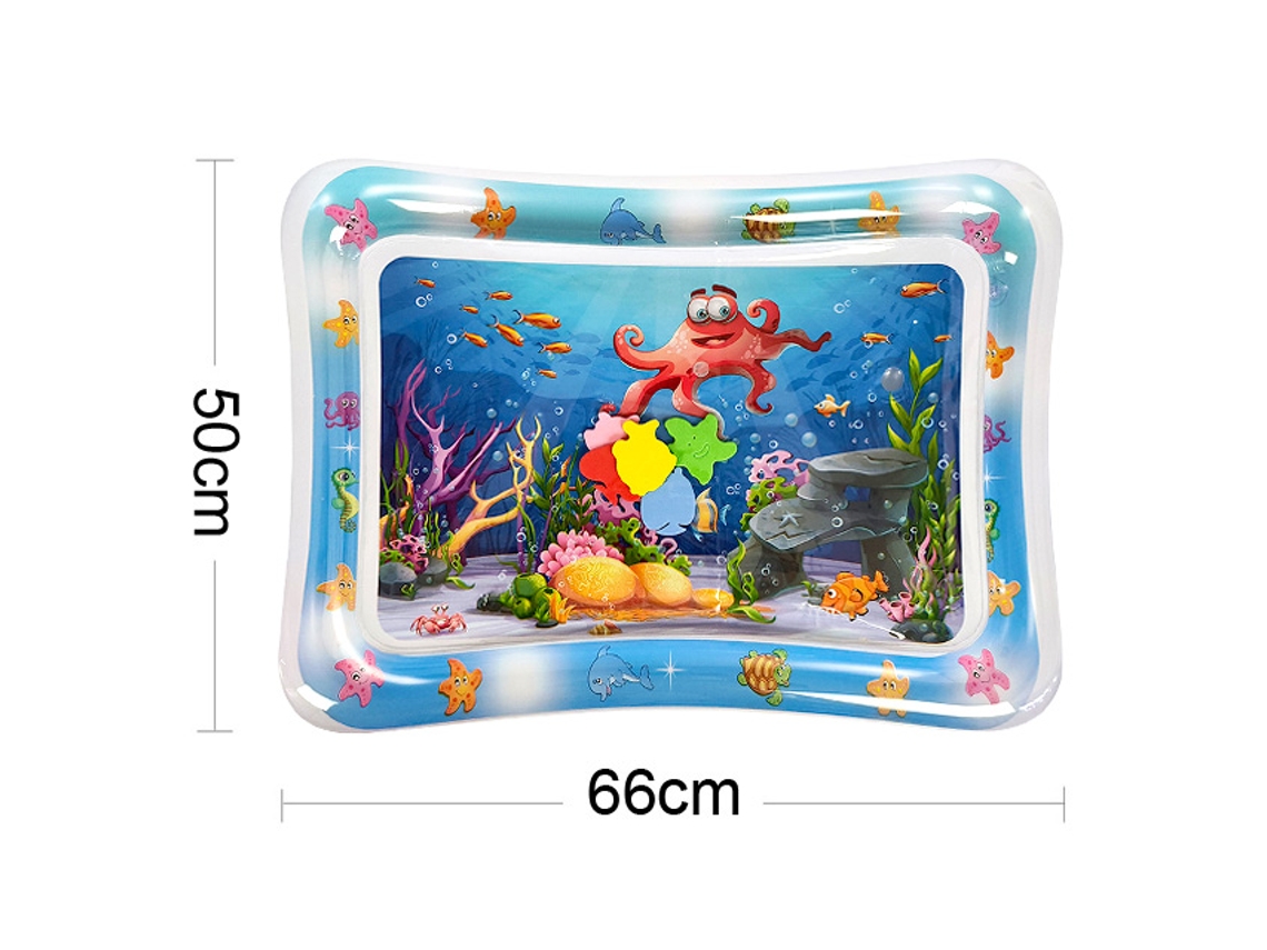Alfombra De Agua Inflable Para Bebé, Colchón Pvc, Actividad Educativa De Desarrollo Infantil Aeuzwr
