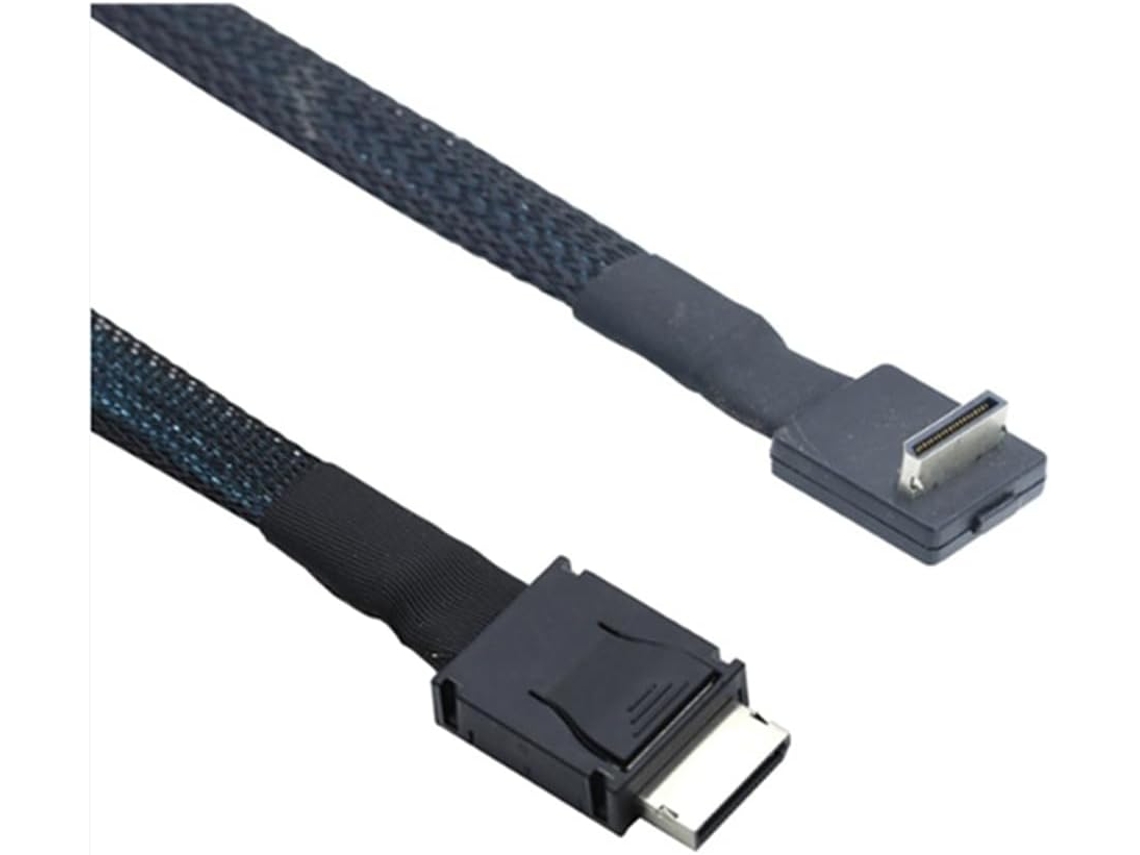 Cable Oculink Pcie Pci-express Sas Sff 8611 4i 42p - Servidor De Alta Velocidad De 90 Grados