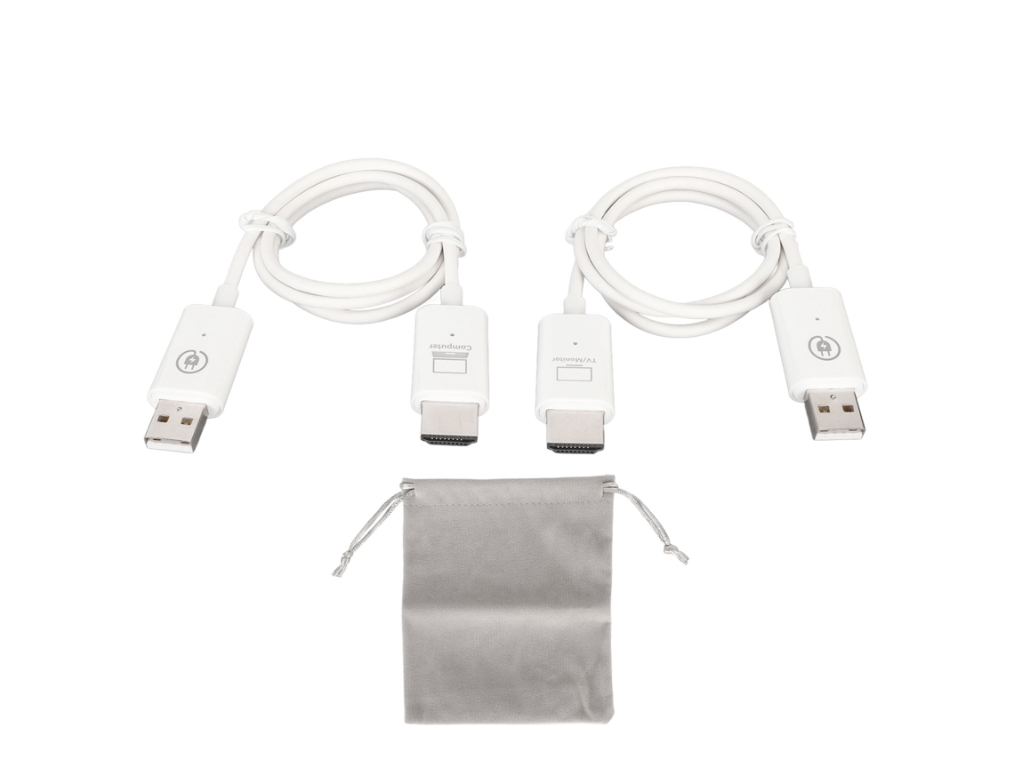 Kit Extensor Inalámbrico Hd, Transmisor Y Receptor 1080p, Modo Dual, Conectar Y Usar, Hasta 50 Metros.