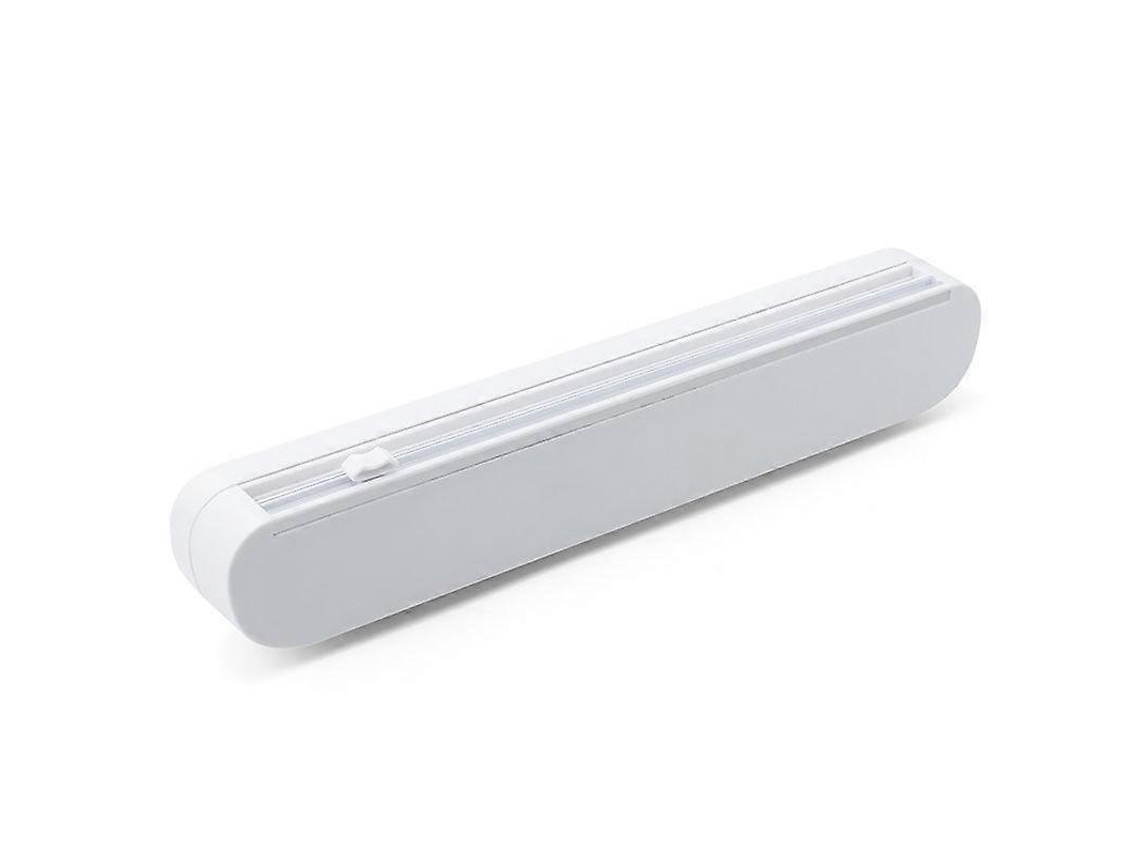 Dispensador De Film Transparente Y Papel De Aluminio Con Cuchilla, Cortador Práctico Para Cocina, Restaurantes Y Cafeterías