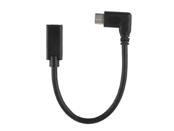 Cable De Extensión Type-c Macho A Hembra De Codo De 90° (curva De 90 Grados, Extensión Macho A Hembra)