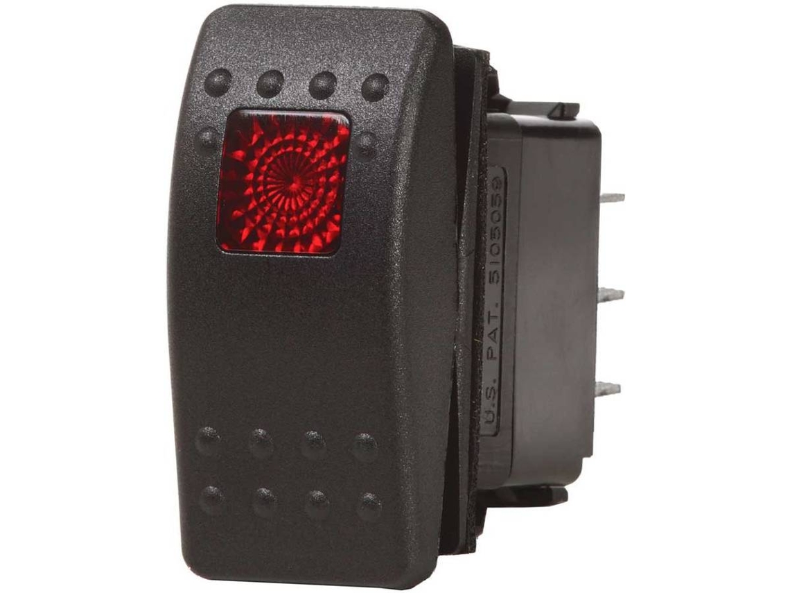 Interruptor BLUE SEA Contura Ii Switch Spdt Mom On/Off/On Negro