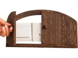 Tapa Para Toma De Corriente Eléctrica – Caja De Enchufe Decorativa De Madera Estética Para Niños