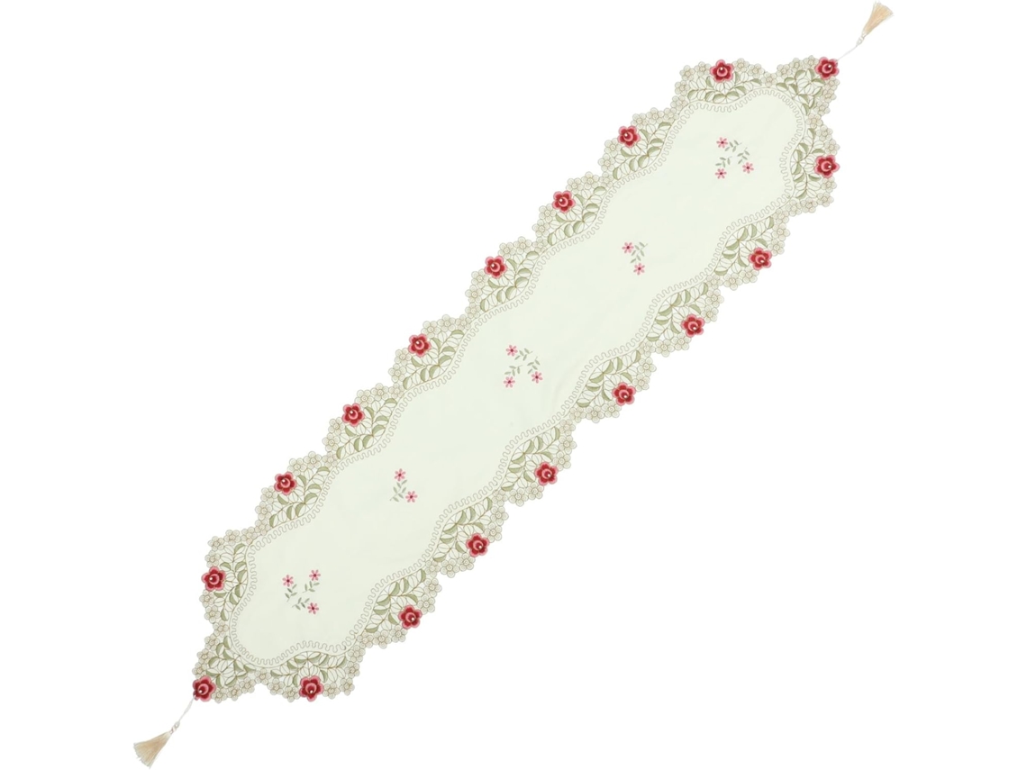 Camino De Mesa Decorativo Bordado Con Flores Para Cocina Y Sala De Estar, Mantel Largo Y Suave.