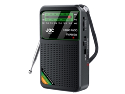 Radio portátil de bolsillo con FM/AM/SW, altavoz incorporado, batería recargable tipo CE, ideal para emergencias. Viewleaf