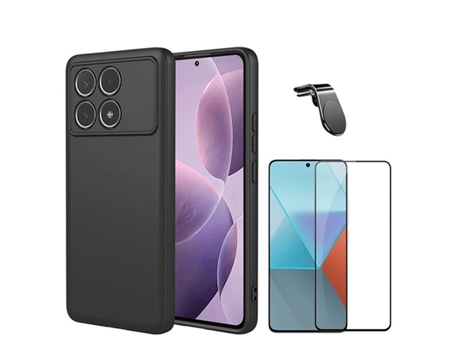 Protector de Pantalla Full Cover Safe Driving Carro para Xiaomi Xiaomi Poco F6 Pro PHONECARE Negro