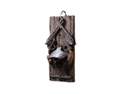 Abrebotellas magnéticos únicos, hechos de resina de hierro para montaje en pared, figuras decorativas 3D pulidas a mano, accesorios ideales.
