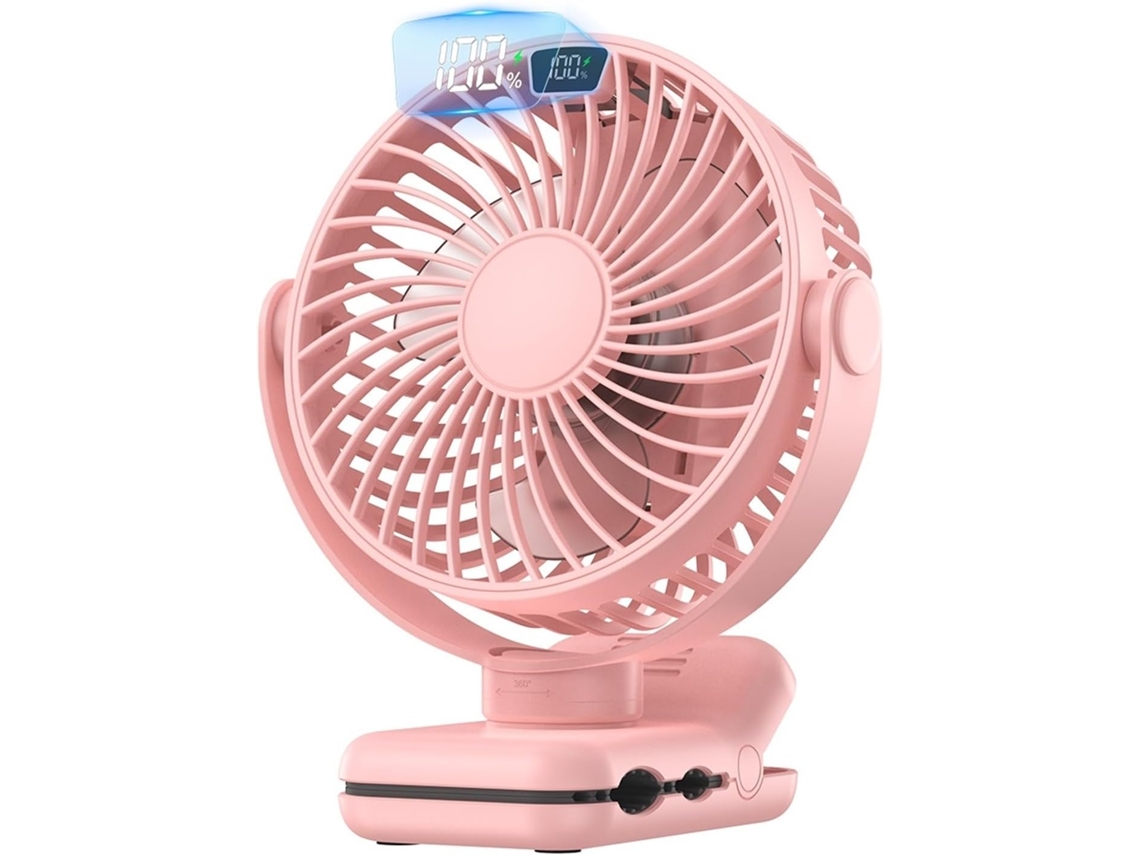 Ventilador de escritorio portátil USB de 3 m para uso doméstico y en exteriores.