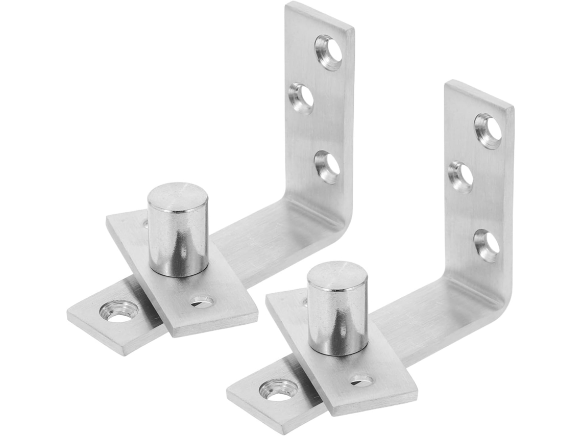 Puertas Pivotantes De Acero Inoxidable Con Doble Bisagra.