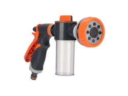 Boquilla Para Manguera De Jardín Con 8 Modos, Pulverizador De Mano Con Generador De Espuma Para Riego, Lavado De Coches Y Baño De Mascotas.
