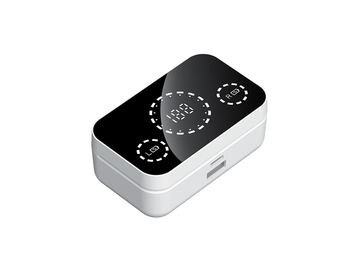 Auriculares Inalámbricos Yd08 Mirror Bt 5.3 Recargables Para Teléfonos Móviles Con Pantalla Digital Led Hd