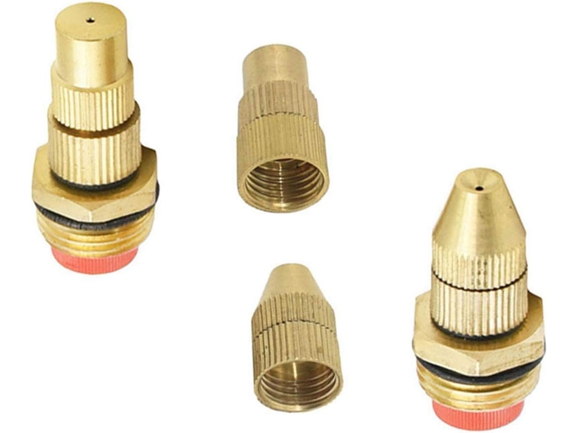 Adaptador De Conector Macho Latón 1/2" Para Jardín Con Boquilla Latón