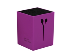 Caja De Almacenamiento Para Peines, Pinzas Y Tijeras De Peluquería Profesional (morado)