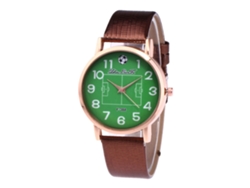 Reloj Zhoulianfa De Cuarzo Con Correa De Piel Con Estampado De Cocodrilo F-388 Marrón