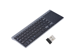 Teclado Sem Fio Mini Portátil 2.4ghz Com Touchpad Para Pc Notebook Tv Box Slim