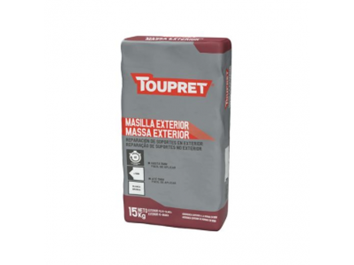 Masilla TOUPRET Polvo Exterior 15 Kg