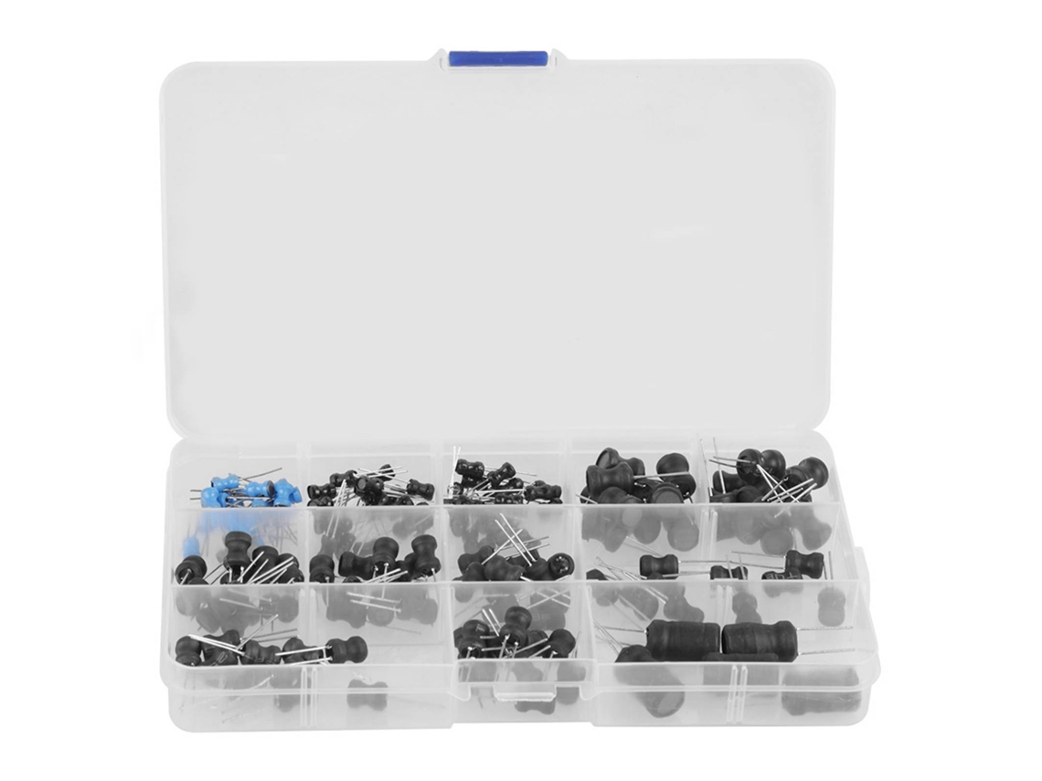 2026velora-kit De Bobinas Inductor Choke Asortadas 12 Valores 10uh-10mh (145 Piezas)
