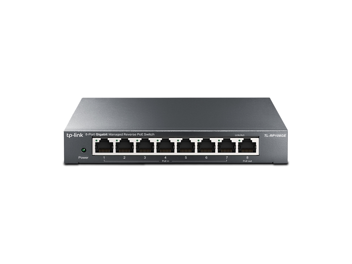 Switch TP-LINK Poe inverso gestionado Gigabit de 8 puertos