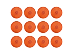 12 Capas De Botão Arcade Para Kailh Cherry Ttc Akko Glorious, Anti-deslizante, 20.2mm, Para Teclados De Luta