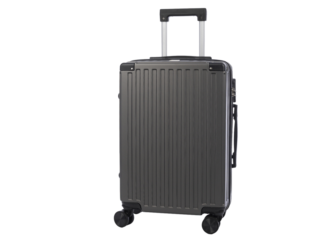 Maleta De Cabina Trolley En Material Ligero De Abs De Alta Resistencia Con Esquinas Reforzadas. Cerradura Numérica Y 4 Ruedas Dobles Extraíbles.