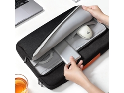Bolsa multifuncional anticaídas para portátil, color negro oscuro, para 15,6 y 16,1 pulgadas, Chennnls