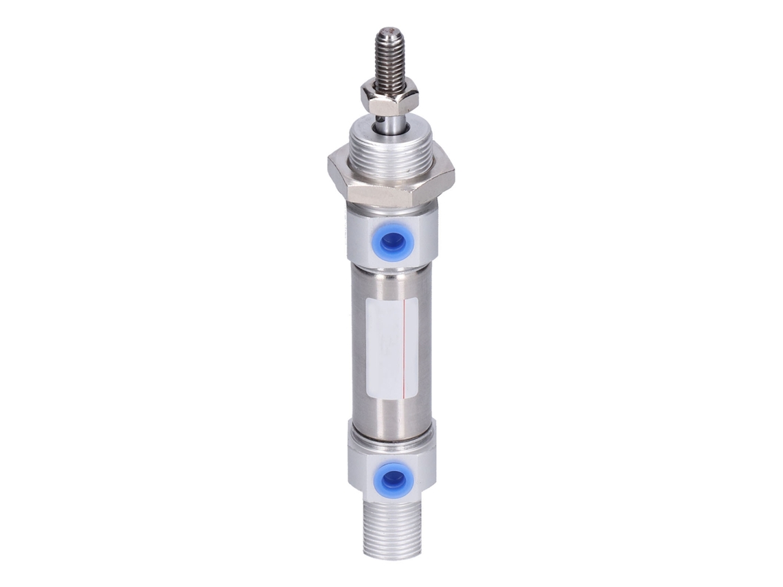 Cilindro De Aire Mini Con Varilla De Pistón Acero Inoxidable Equipo Neumático 20mm Mi20x225
