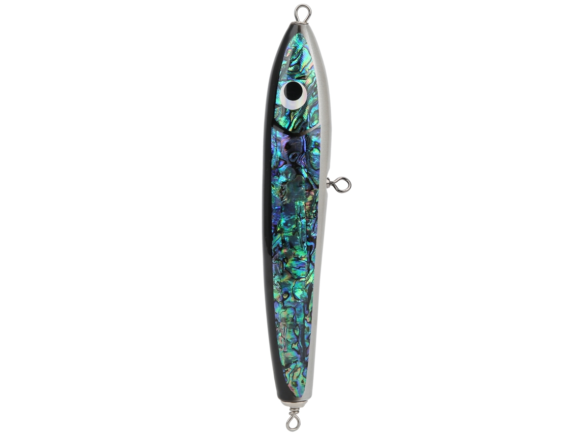 Señuelo De Pesca Con Concha De Abulón, Señuelo De Madera Para Atún, Mero, Pez, Dorada, 23 X 3,5 Cm