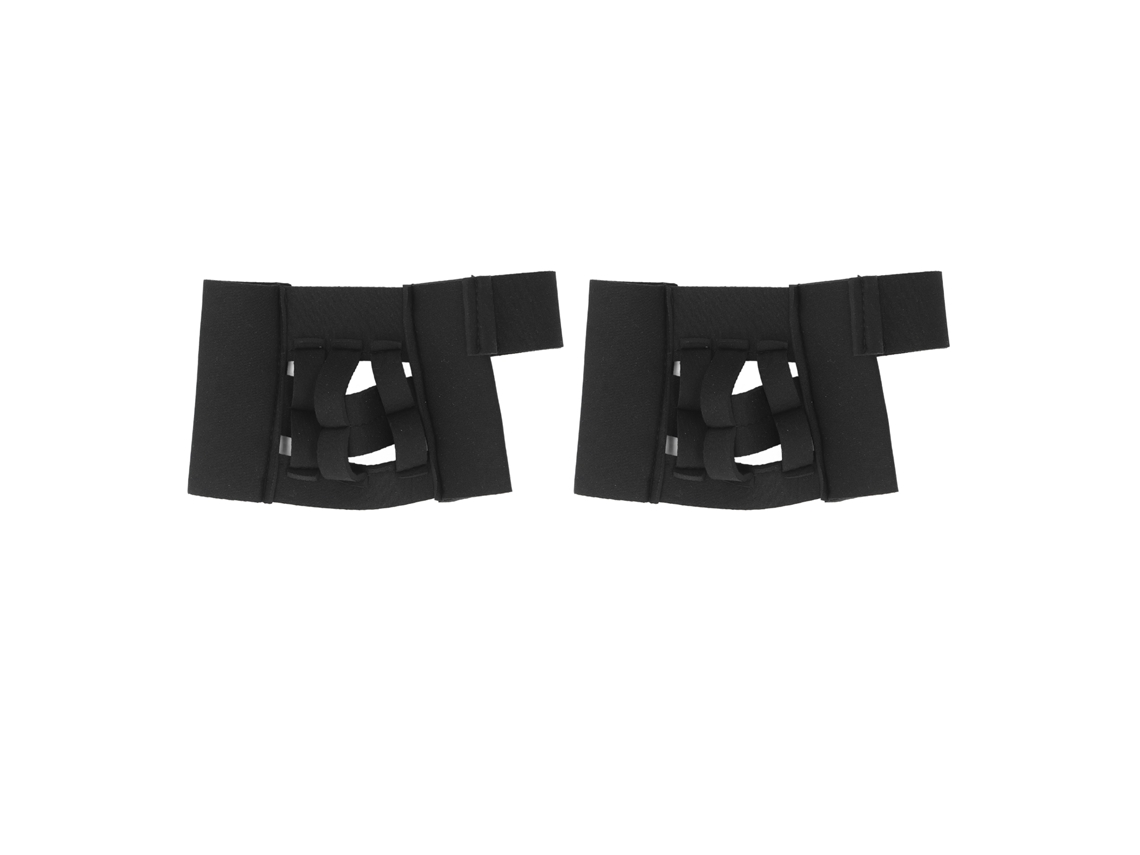 Guantes De Entrenamiento De Béisbol Mini Negros Y Cómodos Para Pelotas De 1.5 A 2.4 Pulgadas - Paquete De 2