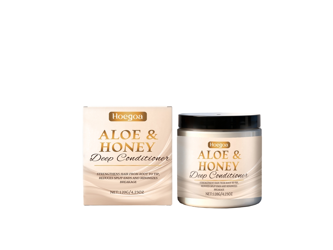 Acondicionador de miel profunda para un cabello hidratado y suave.