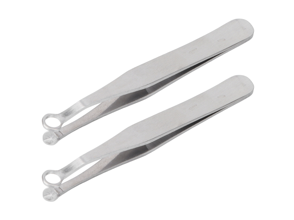 Pinzas Para Pelo Nasal De Acero Inoxidable Impermeables Diseño Seguro Y Painless 2 Piezas