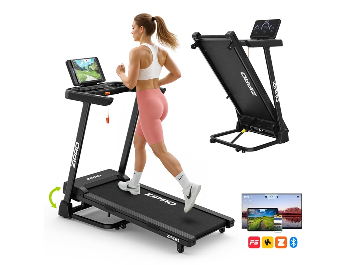 Cinta De Correr Eléctrica Zipro Luma Plegable Negra