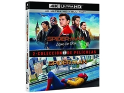 Blu-Ray Pack Spider-Man: Homecoming + Lejos De Casa (4K Uhd + )