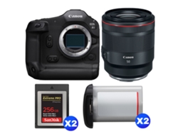 Canon Eos R1 + Rf 50mm F/1.2 L Usm + 2 Sandisk 256gb Extreme Pro Cfexpress Type B + 2 Canon Lp-e19 + Ebook “20 Consejos Para Fotos Que Impactan”