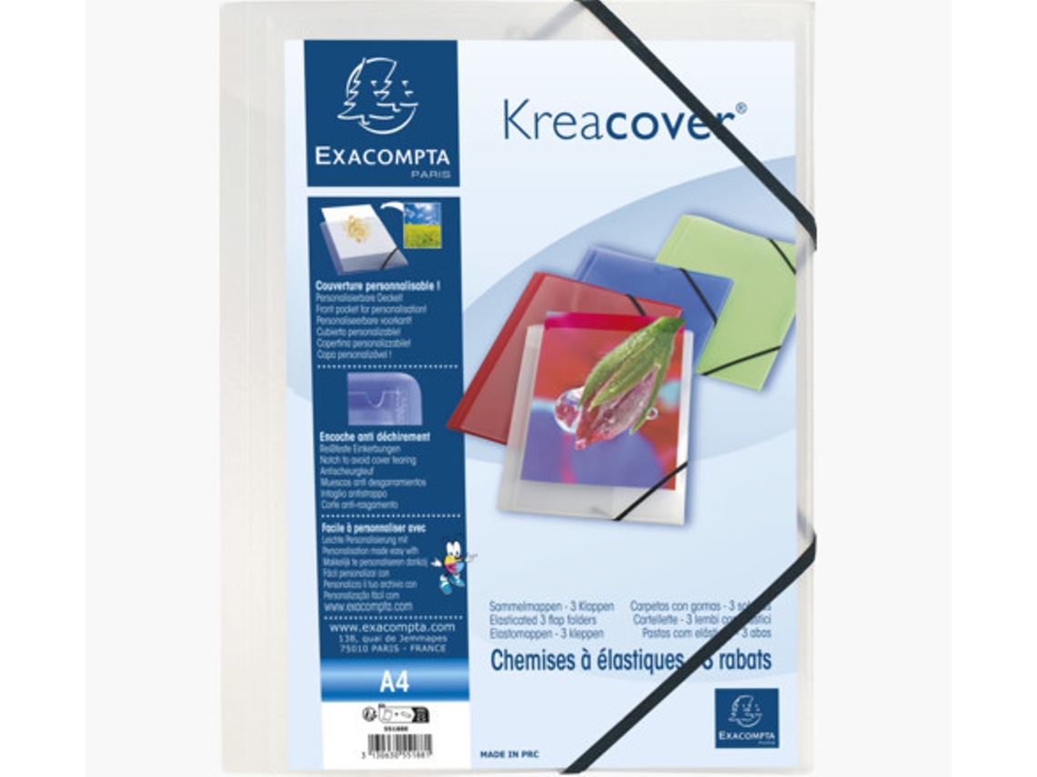 EXACOMPTA 55188E Carpeta Polipropileno Pp A4