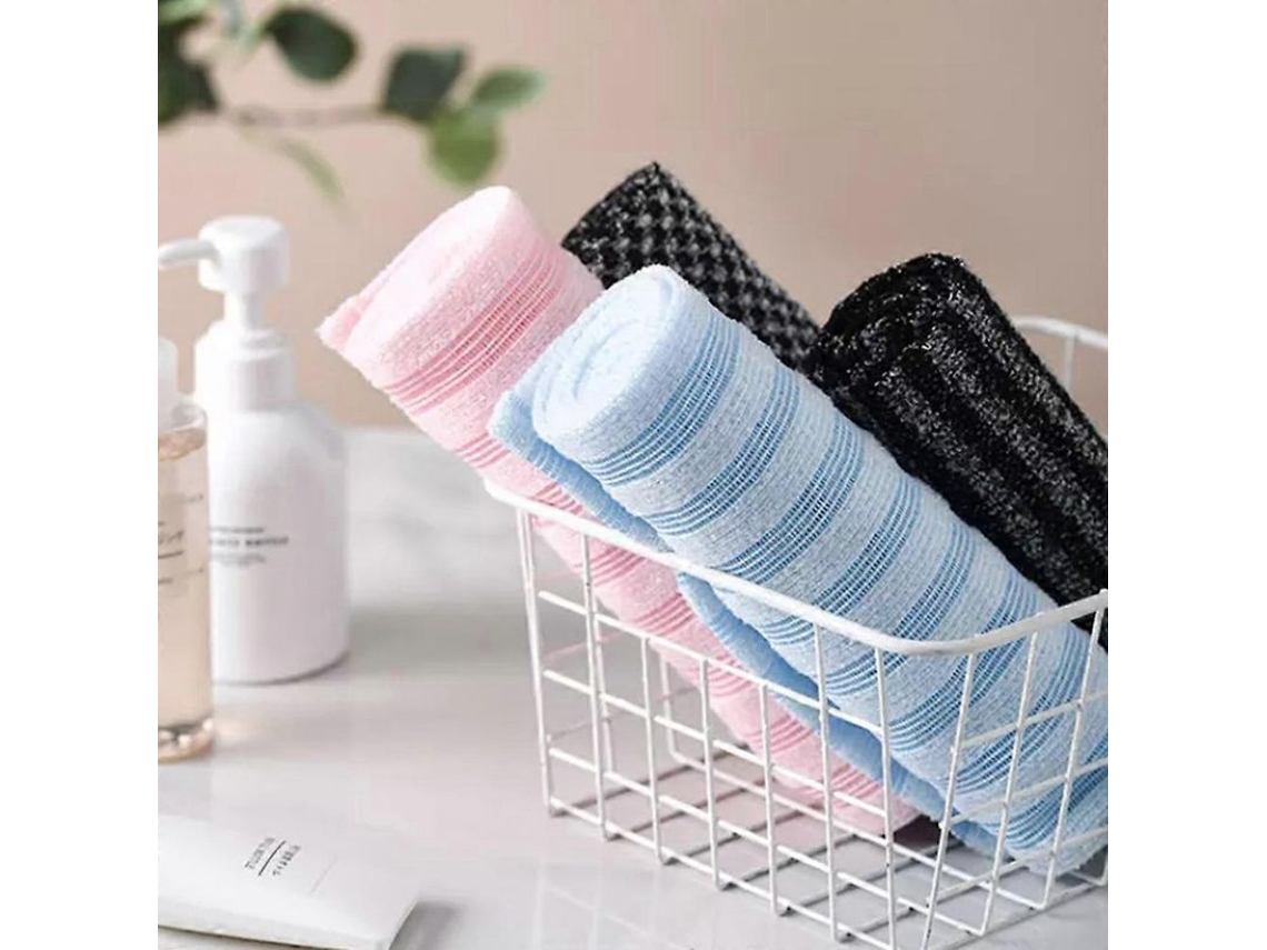 3 Toallas De Baño Exfoliantes Blissal, Paños De Limpieza Para Mujeres Y Hombres