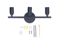 Rebe-lámpara De Pared De Hierro Estilo Industrial Retro Único Con Espejo 3 Luces Fixture De Vanity 85-250v