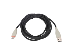 Cabo De Substituição Para Fones De Ouvido Mmx150 2m Ofc Tipo C Para Usb Com Design Anti-emaranhamento Cinza