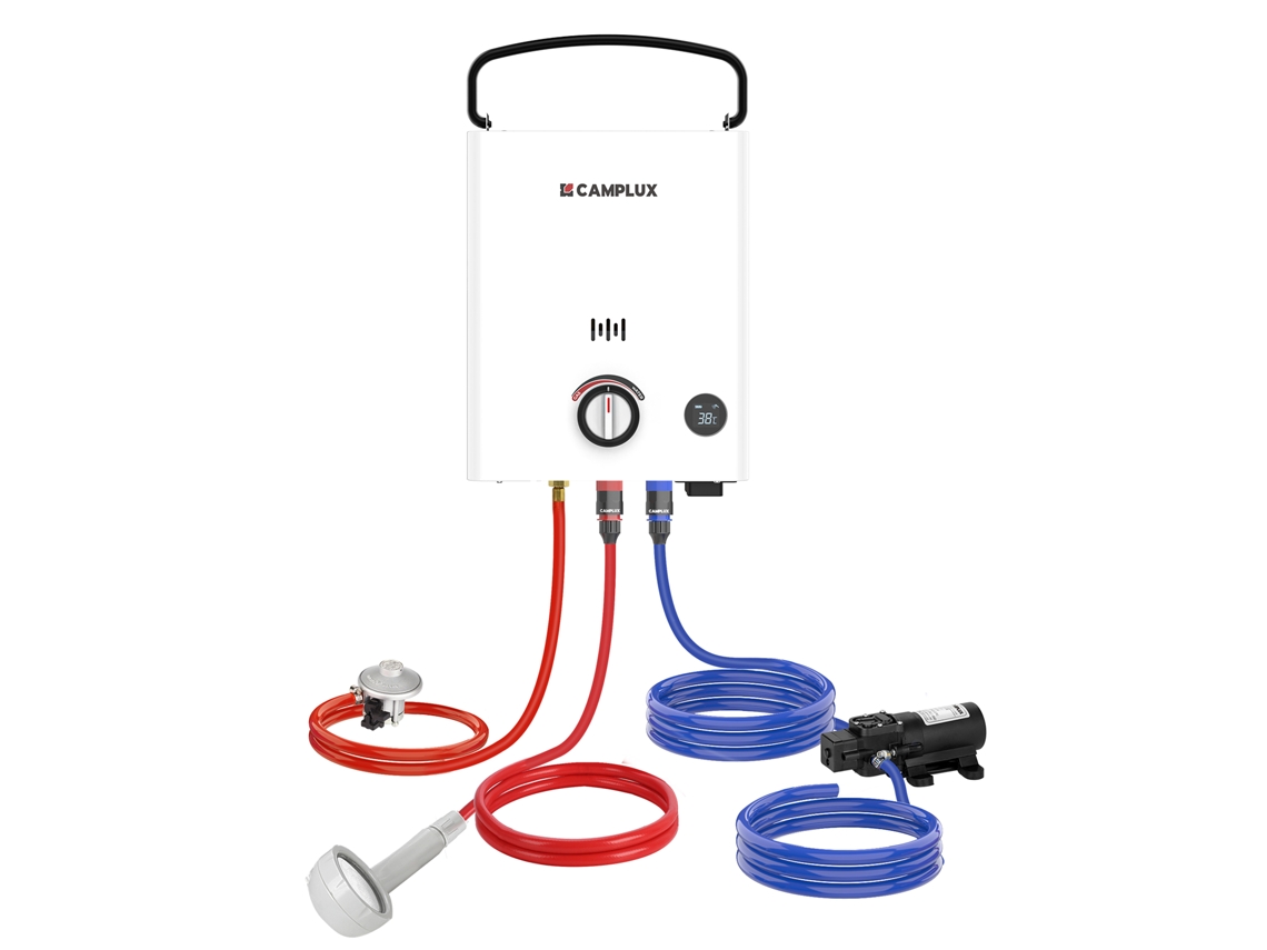 Calentador de agua a gas F5 Pro Pro de 5 litros Camplux