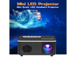 Proyector LED portátil mini Aibecy S361 1080p de 600 lúmenes con altavoz integrado para cine en casa.