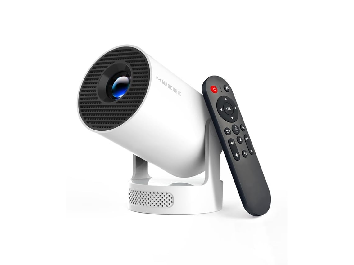Proyector Portátil Magcubic Hy300 Pro 4k, Wi-fi 6, Bluetooth 5.4, Rotación De 180°, Altavoz De 5 W, Control Por Voz, Cine En Casa.