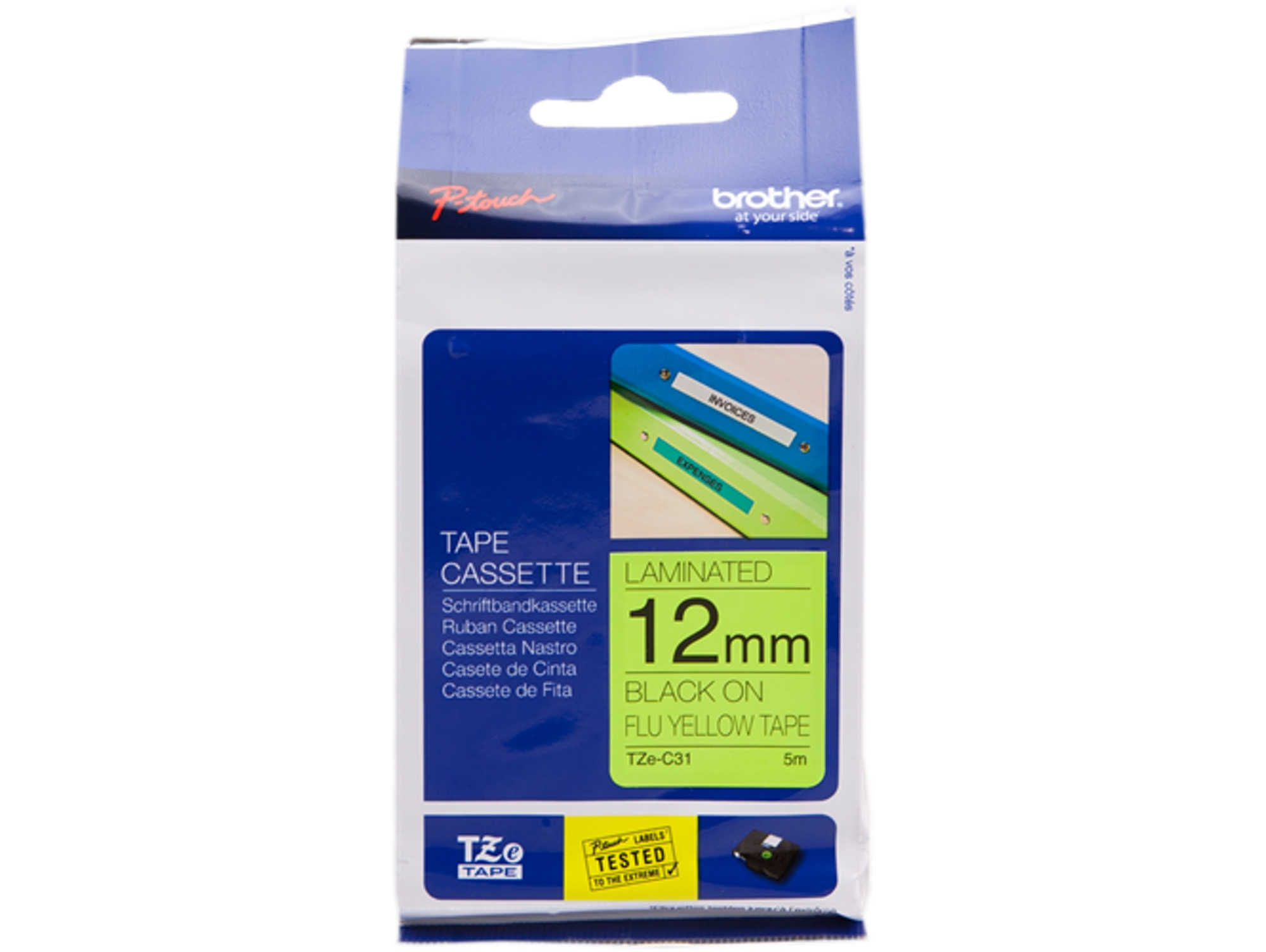 Cinta BROTHER TZeC31 laminada