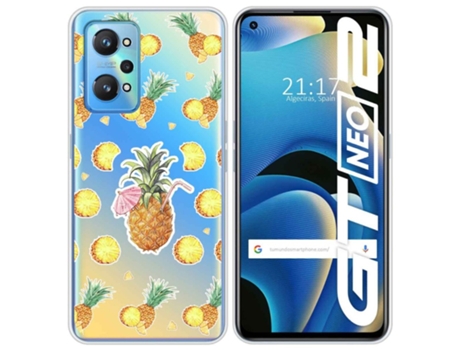 Carcasa Realme GT NEO 2 5G TUMUNDOSMARTPHONE Dibujos Transparente Multicolor