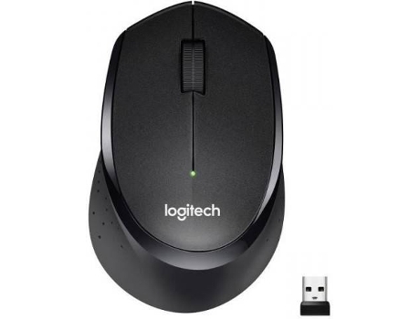 Ratón LOGITECH M330 (Inalámbrico - Negro)