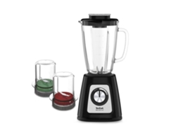 Blendforce Ii Bl4388, 1,25 L, 1,75 L, Escalón, Giratorio, Batidora De Mesa, Negro, Acero Cepillado Tefal