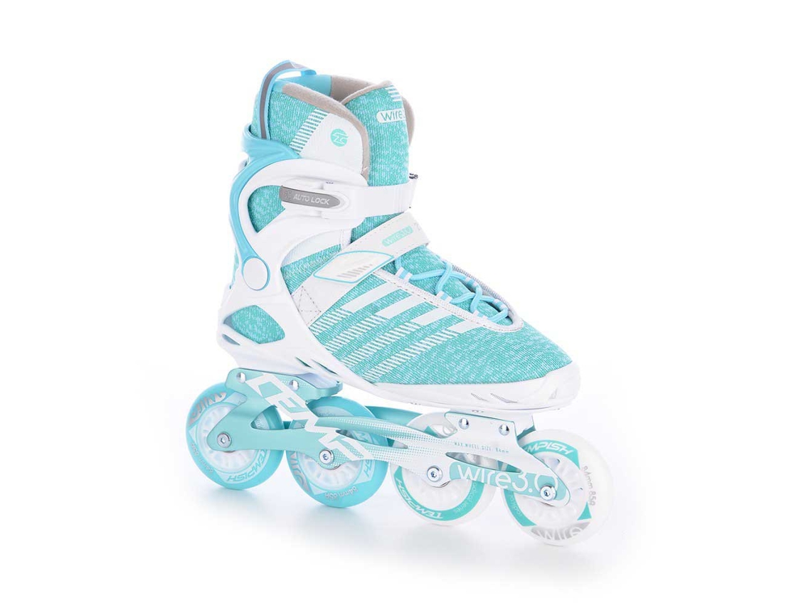 Patins Inline Femininos Wire 3.0 Azul Eu 42Tempish