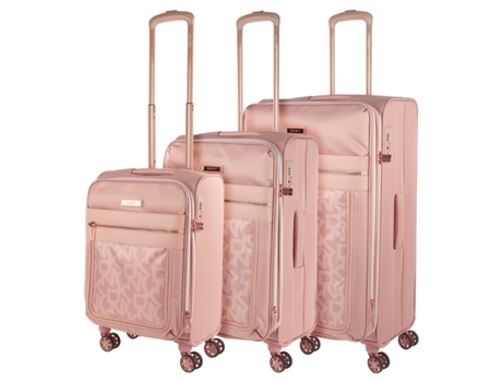 Juego De Maletas Semi-Rígidas Eva DKNY DKNY-624 After Hours vintage rose logo print (47X79x30 Cm - 95L)