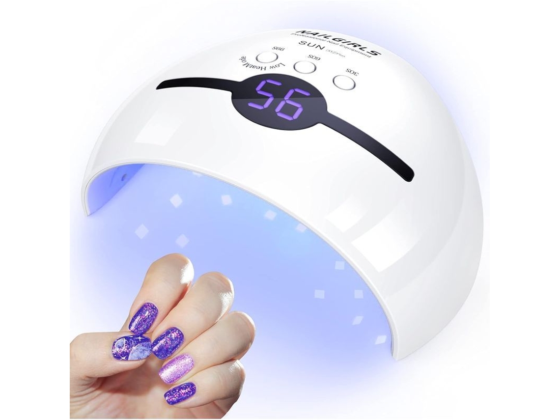 Lámpara De Uñas Led De 48 W Con Secador Rápido Para Esmalte En Gel, Tecnología Uv/led Y Sensor Automático.