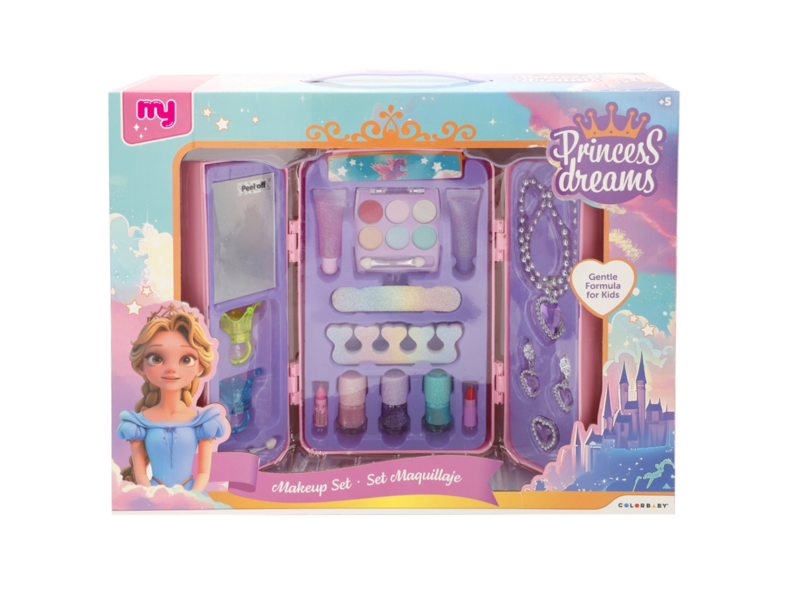 Set de maquillaje infantil en estuche con accesorios de Colorbaby